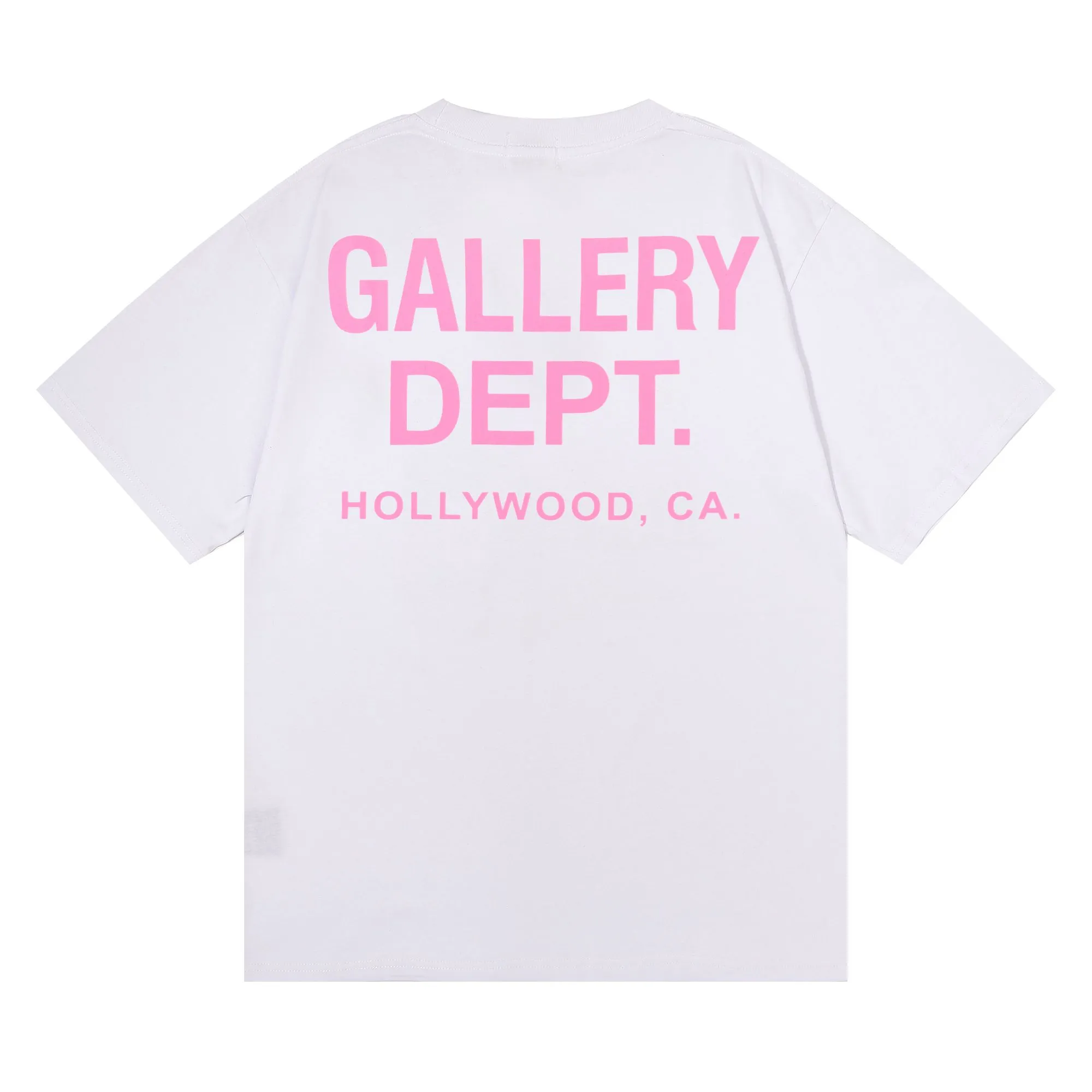 No. 6011, batch 96, GALLERY DEPT HOLLYWOOD, CA limited edition, simple solid color printed basic short sleeves. Selected 230g 32-count smooth double yarn fabric, fine workmanship and superb quality! The fit is loose and super comfortable to wear, and the size is 2 sizes larger than the normal domestic size. Color: black, white; Size: S M L